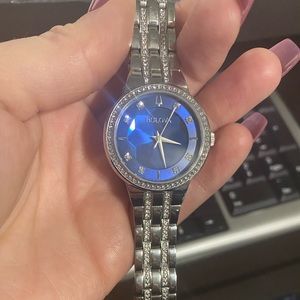 Bulova phantom woman’s watch Swarovski crystals